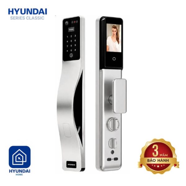 KHÓA ĐIỆN TỬ HYUNDAI HY- SLA807F SILVER