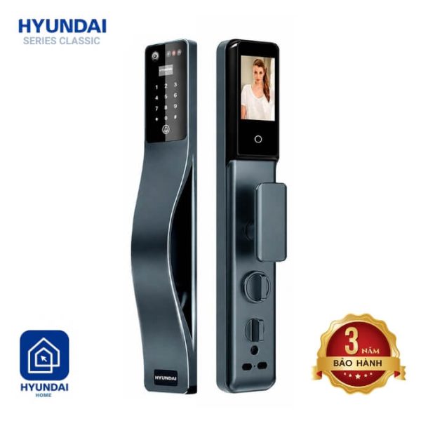 KHÓA ĐIỆN TỬ HYUNDAI HY- SLA807F BLUE GRAY