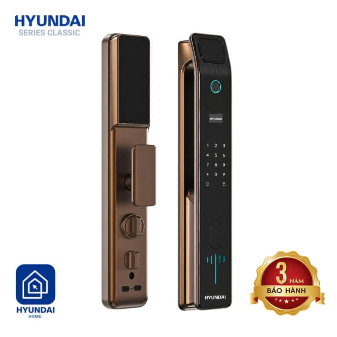 KHÓA ĐIỆN TỬ HYUNDAI HY- SLA808 AMBER GOLD